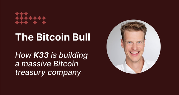 The Bitcoin Bull: How K33 is building a massive Bitcoin treasury company